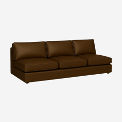 3 Seater Armless Deluca - Helloilmare